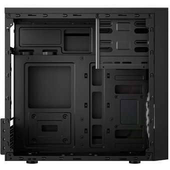  Корпус CBR RD873 (PCC-MATX-RD873-WPSU) mATX Minitower, без БП, 2*USB 2.0, HD Audio+Mic, кабель питания 1.2м, Black 