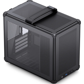  Корпус JONSBO C6 Max Black без БП, mini-ITX, micro-ATX, черный 