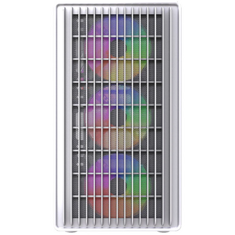  Корпус Powercase Mistral Micro C4W ARGB (CMMCW-A4), Tempered Glass, 4x 120mm ARGB PWM Fan, белый, mATX 