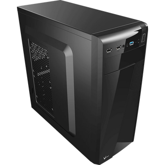  Корпус FORMULA (AEROCOOL) CS-1101 black MidiTower (ATX, mATX, miniITX, без БП, 2хUSB2.0+USB3.0) 