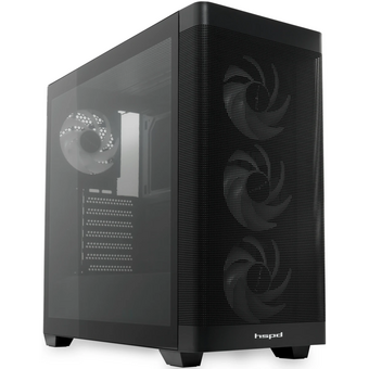  Корпус HSPD M740 (M740-TGBK-ARGB), без БП, Mesh Mid Tower, Black, TG, 0.6 SPCC, 4x120mm ARGB E-ATX, ATX, mITX 170/400/200mm 4x2.5", 2x3.5", 7x 