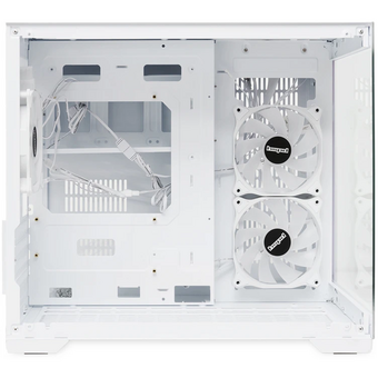  Корпус HSPD F330 (F330-TGWH-ARGB), без БП, Panoramic Mini-tower, White, TG, 0.5 SPCC, 3x120mm ARGB mATX, mITX 160/400/200mm 1x2.5", 2x3.5", 4x 