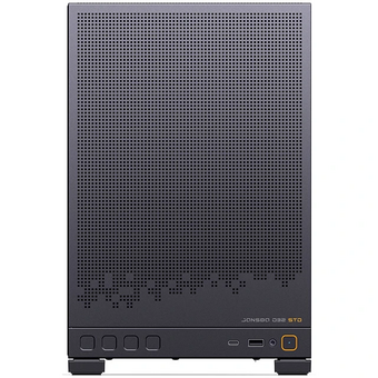  Корпус JONSBO D32 STD Black без БП, боковая панель из закаленного стекла, mini-ITX, micro-ATX, черный 