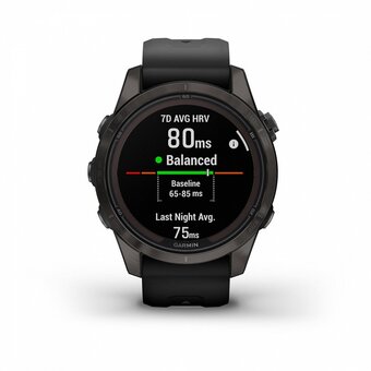  Smart-часы Garmin Fenix 7S Pro Sapphire Solar (010-02776-11) 42mm карбон серый/черный 