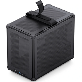  Корпус JONSBO C6 Max Black без БП, mini-ITX, micro-ATX, черный 