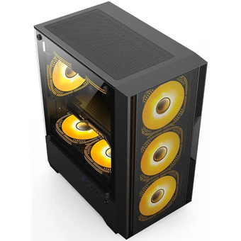  Корпус Accord ACC-ZCU1B, mATX, Mini-Tower, без БП, черный 