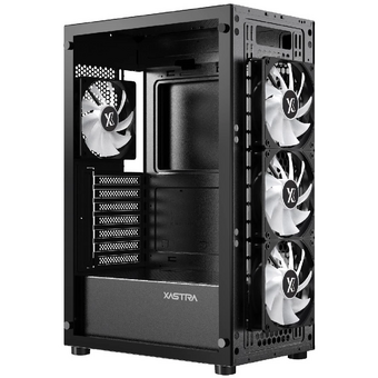  Корпус XASTRA A403 4ARGB Black (A403-4FC12A) ATX/Mesh tempered glass 4x120mm ARGB PWM fans 