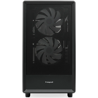  Корпус HSPD M310 (M310-TGBK-ARGB), без БП, Mesh Mini-tower, Black, TG, 0.4 SPCC, 3x120mm ARGB mATX, mITX 180/280/160mm 1x2.5", 4xPCI 2xUSB-A 