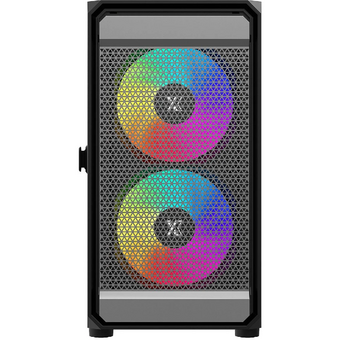  Корпус XASTRA A303M 3ARGB Black (A303M-2FC14A-1FC12A-D) mATX/Mesh tempered glass 2x140mm + 1x120mm ARGB PWM fans Door 