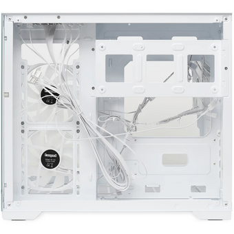  Корпус HSPD F330 (F330-TGWH-ARGB), без БП, Panoramic Mini-tower, White, TG, 0.5 SPCC, 3x120mm ARGB mATX, mITX 160/400/200mm 1x2.5", 2x3.5", 4x 
