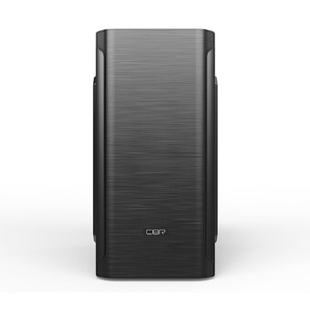  Корпус CBR MX10 (PCC-MATX-MX10-400W) mATX Minitower , c БП PSU-ATX400-12EC (400W/120mm), 2*USB 2.0, HD Audio+Mic, Black 