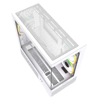  Корпус Powercase Vision Micro M3W (CVMMW-A3), Tempered Glass, 3x 120mm ARGB PWM Fan, белый, mATX 