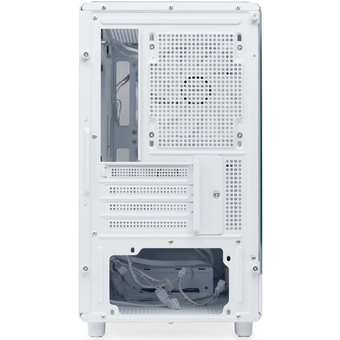  Корпус HSPD M310 (M310-TGWH-ARGB), без БП, Mesh Mini-tower, White, TG, 0.4 SPCC, 3x120mm ARGB mATX, mITX 180/280/160mm 1x2.5", 4xPCI 2xUSB-A 3 
