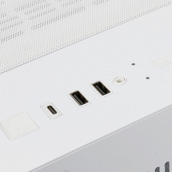  Корпус HSPD F330 (F330-TGWH-ARGB), без БП, Panoramic Mini-tower, White, TG, 0.5 SPCC, 3x120mm ARGB mATX, mITX 160/400/200mm 1x2.5", 2x3.5", 4x 