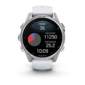  Smart-часы Garmin Fenix 8 (010-02903-00) белый/серебристый 