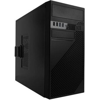  Корпус InWin EFS712 Black (6195517) Mini Tower U3*2+U2*2+A(HD) + front fan holder + Screwless mATX (без блока питания) 