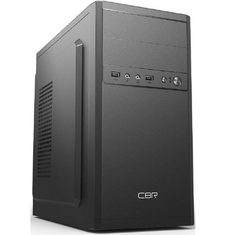  Корпус CBR RD873 (PCC-MATX-RD873-WPSU) mATX Minitower, без БП, 2*USB 2.0, HD Audio+Mic, кабель питания 1.2м, Black 