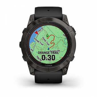  Smart-часы Garmin Fenix 7X Pro Sapphire Solar Edition (010-02778-11) Титановый угольно-серый корпус с DLC-покрытием 