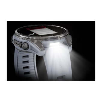  Smart-часы Garmin Fenix 8 (010-02903-00) белый/серебристый 