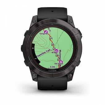  Smart-часы Garmin Fenix 7X Pro Sapphire Solar Edition (010-02778-11) Титановый угольно-серый корпус с DLC-покрытием 