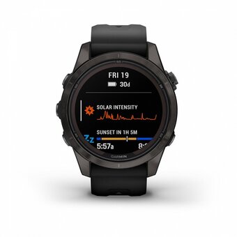  Smart-часы Garmin Fenix 7S Pro Sapphire Solar (010-02776-11) 42mm карбон серый/черный 