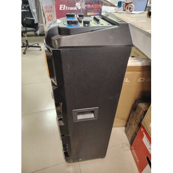  УЦ Портативная акустика ELTRONIC 30-18 Crazy box 1200 10 черный (плохая упаковка, трещины на пластике, пересборка панели управления) 