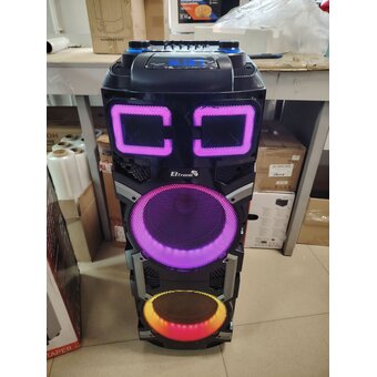  УЦ Портативная акустика ELTRONIC 30-18 Crazy box 1200 10 черный (плохая упаковка, трещины на пластике, пересборка панели управления) 