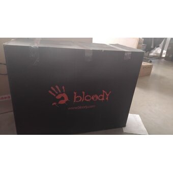  УЦ Кресло игровое A4Tech Bloody GC-930 розовый с подголов. крестов. пластик пластик белый (Плохая упаковка, потертости на ножке) 