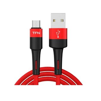  Кабель TFN TFN-C-ENV-MIC1MRD microUSB Envy 1.2m нейлон red 