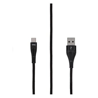  Кабель TFN TFN-CFZUSBCUSB2MBK TypeC forza 2.0m black 
