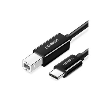  Кабель UGREEN US370 (45034) USB-C to USB-A Printer Cable 1m Black 