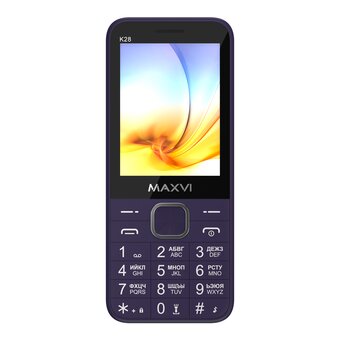  Мобильный телефон Maxvi K28 purple 