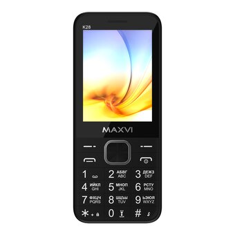  Мобильный телефон Maxvi K28 black 