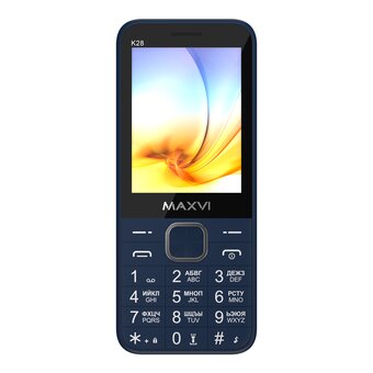  Мобильный телефон Maxvi K28 blue 