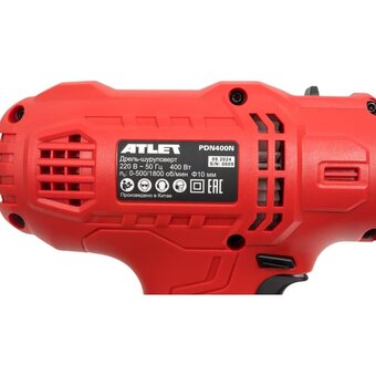  Дрель-шуруповерт ATLET PDN400N 400 Вт 