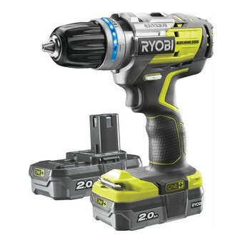  Дрель-шуруповёрт Ryobi ONE+ R18PDBL-220S (5133003436) ударная 2АКБ+ЗУ 