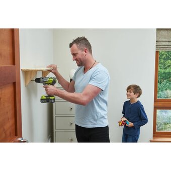  Дрель-шуруповёрт Ryobi ONE+ R18PDBL-220S (5133003436) ударная 2АКБ+ЗУ 
