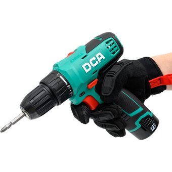  Дрель-шуруповерт DCA ADJZ1202 (Type E) 2АКБ+ЗУ 