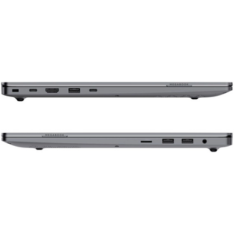  Ноутбук Tecno MegaBook T16MA (71003300455) Pro Core Ultra 9 185H 32Gb SSD1Tb Intel Arc 16" IPS WQXGA (2560x1600) Windows 11 Home grey WiFi BT Cam 