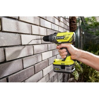  Дрель-шуруповёрт Ryobi ONE+ R18PD3-242S (5133003820) ударная 2АКБ+ЗУ 