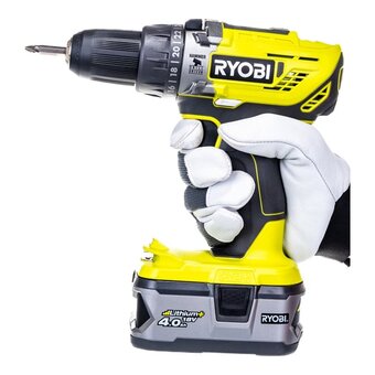  Дрель-шуруповёрт Ryobi ONE+ R18PD3-242S (5133003820) ударная 2АКБ+ЗУ 