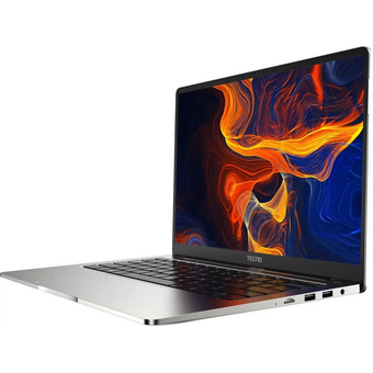  Ноутбук Tecno MegaBook T14DA (71003300401) Ryzen 5 7430U 16Gb SSD512Gb AMD Radeon Graphics 14.1" IPS FHD (1920x1200) Windows 11 Home grey WiFi BT Cam 