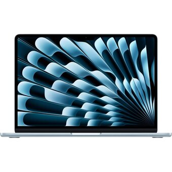  Ноутбук Apple MacBook Air A3240 (MC6T4HN/A) 13.6", 2025, Retina, Apple M4 10 core 4ГГц, 10-ядерный, 16ГБ 256ГБ SSD, macOS, голубой 