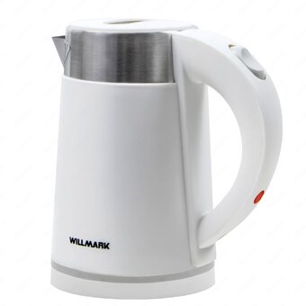  Электрочайник WILLMARK WEK-1008PS белый 