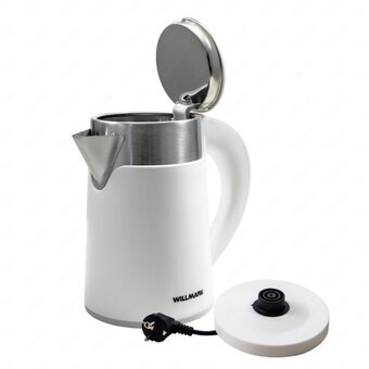  Электрочайник WILLMARK WEK-1008PS белый 