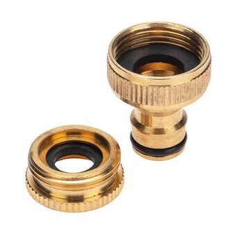  Адаптер Rexant 62-0273 латунный 1/2"-3/4", внутренняя резьба, с переходником 