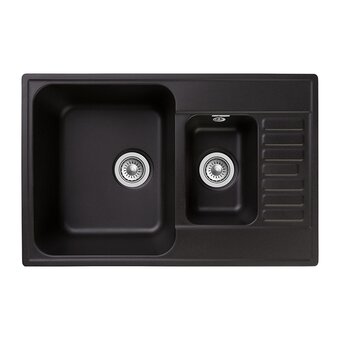  Кухонная мойка GranFest Quarz GF-Z21K черный 