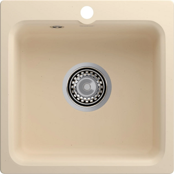  Кухонная мойка GranFest Smart GF-SM430 бежевый 