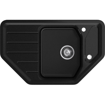  Кухонная мойка GranFest GF-C800E черный 