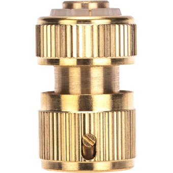  Коннектор для шланга Rexant 62-0279 Четыре Сезона латунный быстросъемный, 1/2", с аквастопом 